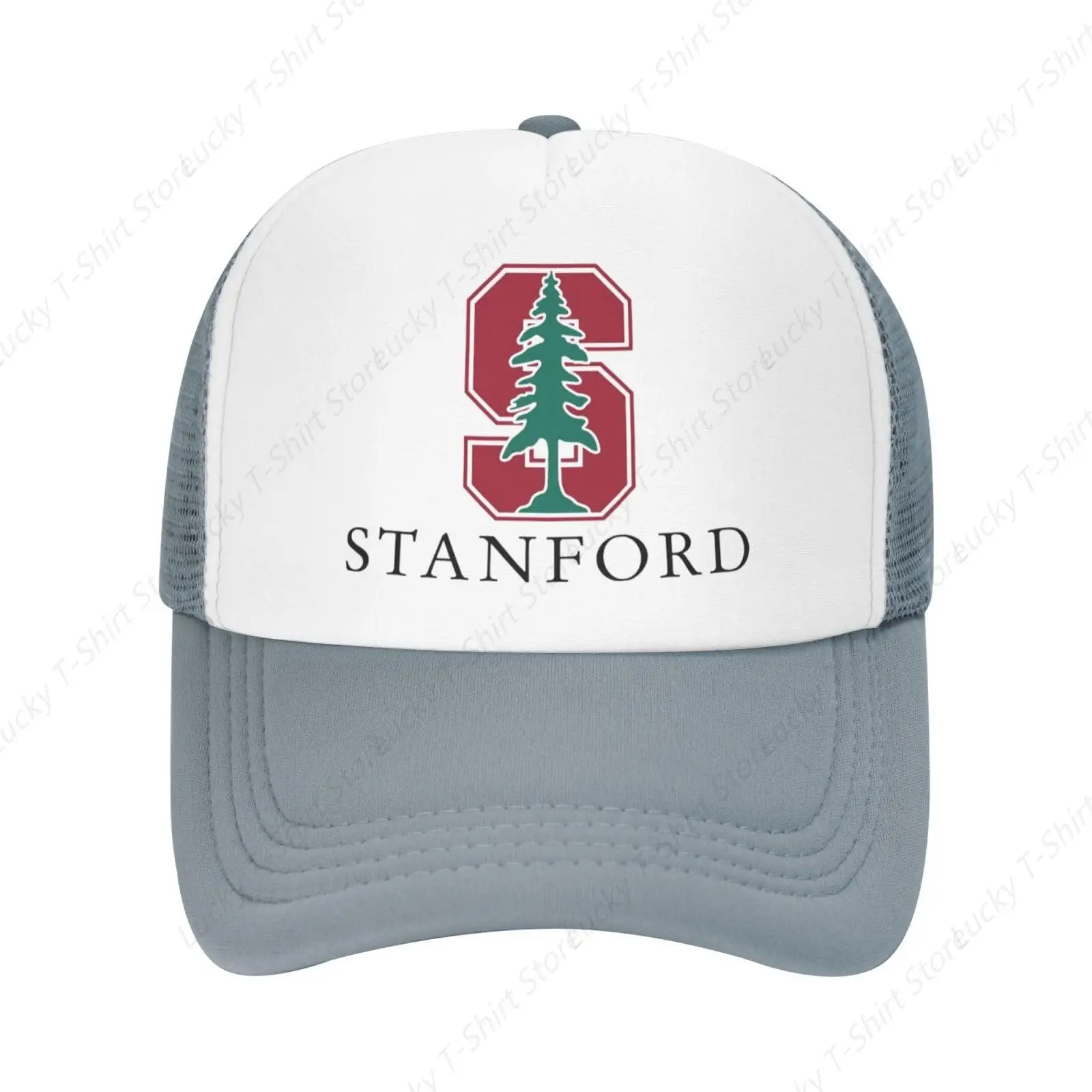 Stanford University Trucker Hats Women Mens Baseball Cap Fashion Ball Dad Caps Unisex Mesh Hats for Casual GYM Travel Headwear 4