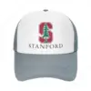 Stanford University Trucker Hats Women Mens Baseball Cap Fashion Ball Dad Caps Unisex Mesh Hats for Casual GYM Travel Headwear 4