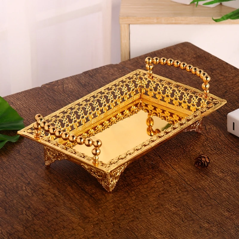 Light Luxury Fruit Tray Wedding Dessert Table Decoration Afternoon Tea Plate 4