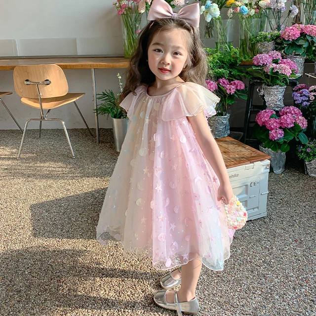 Robe d'été à manches courtes pour bébé fille, vêtements d'anniversaire pour  nouveau-né de