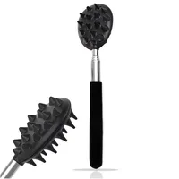 Back Scratcher – Dual-Sided Handheld Massager for Itchy Back, Neck, and Shoulders Relief, Portable Body Scratcher Tool black - Image 5