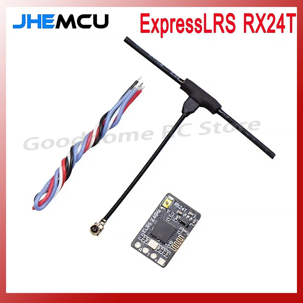 

Радиоприемник ExpressLRS RX24T, 2,4 ГГц, ELRS, радиоприемник дальнего действия 11x18 мм для FPV гоночных беспилотных летательных аппаратов большого радиуса действия, запчасти DIY LR4 LR5