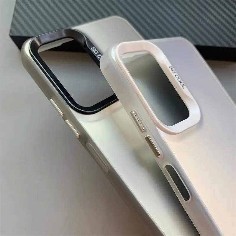 Luxury Metallic Aurora Skin Matte Phone Case Cover