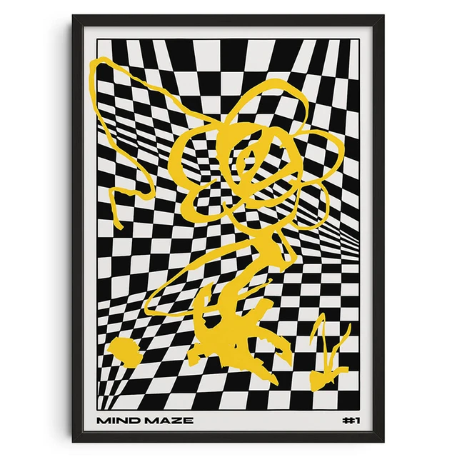Vintage Abstract Retro Poster 3