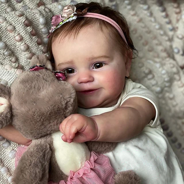 Bebe Reborn Boneca Pode Dar Banho Brinquedo Menina Realista