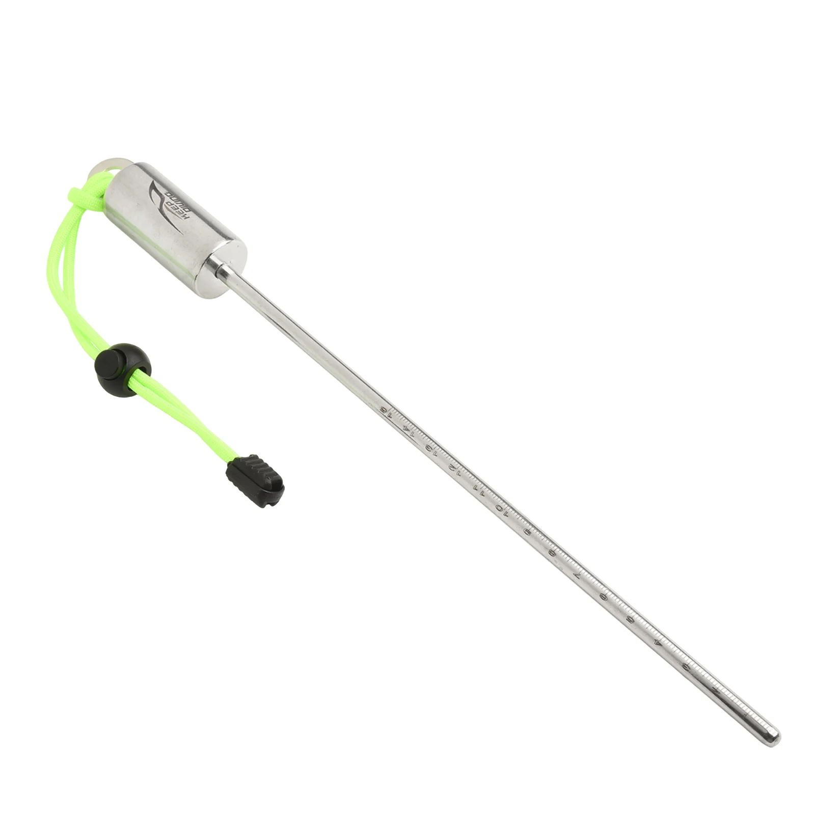 Scuba Tauchen Flasche Klopfer Edelstahl Klingeln Glocke Pol Mit Skala Hand Seil Unterwasser Sonde Stange Werkzeuge – Detail 8