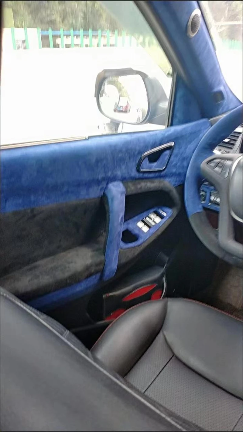 Self-adhesive Suede Fabric Car Interior Upholstery Door Trim