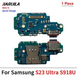 Premium USB Charger Dock Connector & Microphone Flex Cable Replacement (S23 Ultra S918U)