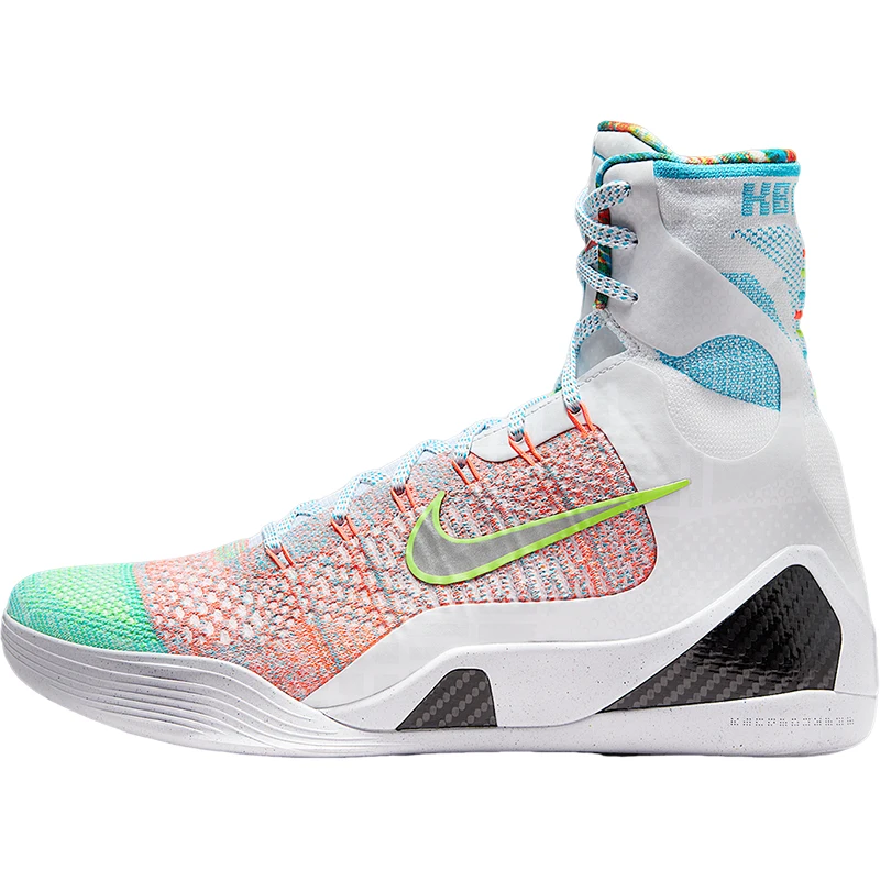 Nike genuine Kobe 9 men's fashionable high top training durable basketball shoes FZ7335-101 view 5