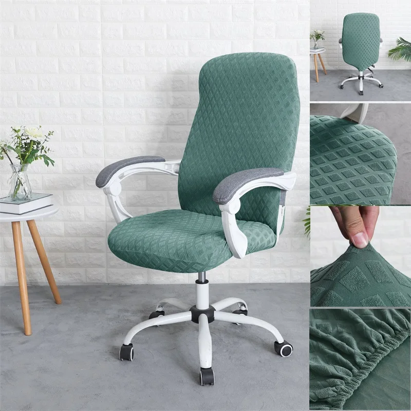 Jacquard Office Chair Cover Elastic Anti-dirty Gaming Chairs Slipcovers  Computer Seat Case Removable Funda Silla Escritorio Home - AliExpress