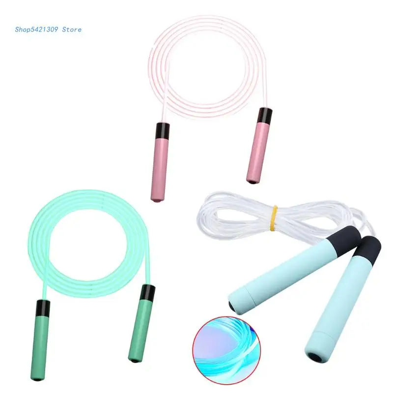 

85WA Glowing Jump RopesCool LED Light Fitness Training Workout Weight Loss for Kids