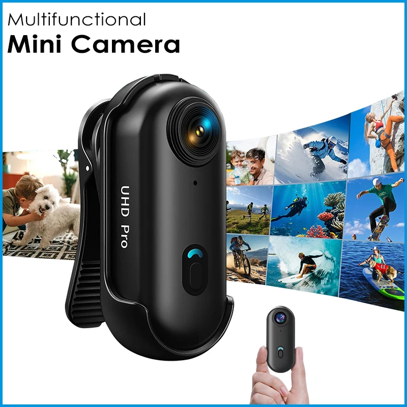 Gimbal Caméra Sport FHD 1080P/UHD 4K avec Stabilisateur