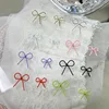 20PCS Versatile Simple Colorful Thin Bowknot Hand-twisted Iron Wire Bow Alloy Nail Art Rhinestones Decorations Manicure Charms 3