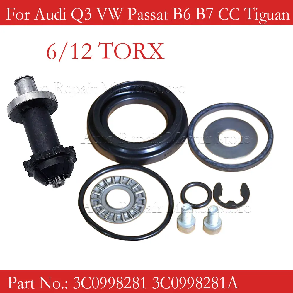 Torx Rear Caliper Parking Brake Servo Motor Repair Kit Audi Q3 VW Passat B6 B7 CC Tiguan 3C0998281A 3C0998281B 3C0998281 6/12