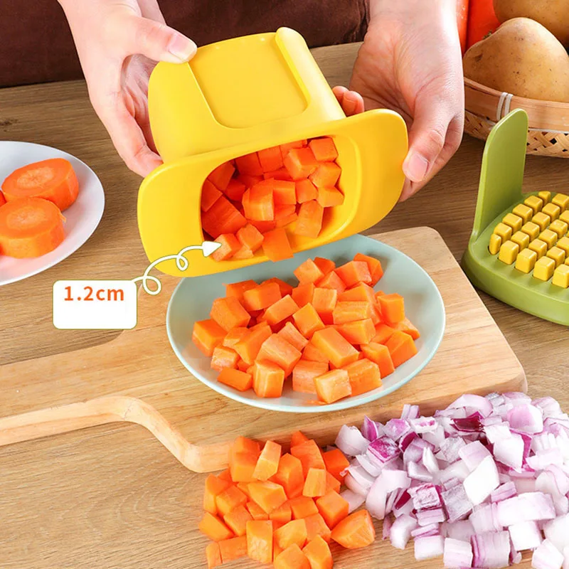 Multifunctional Vegetable Chopper French Fries Cutter Household Hand  Pressure Onion Dicer Cucumber Potato Slicer Kitchen Tools