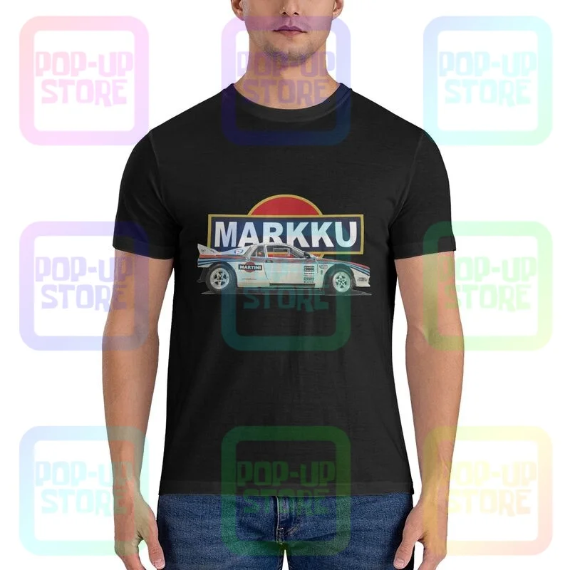 T-Shirt Lancia 037 Rally Car Wrc Shirt Nuova Maglietta Casual Hip Hop Confortevole