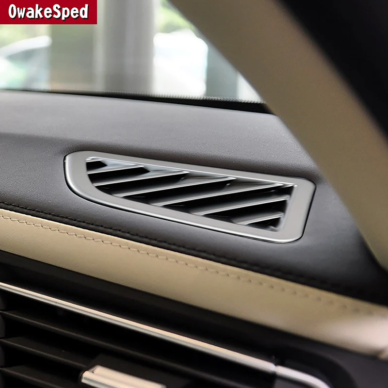 

Рамка для вентиляционного отверстия приборной панели для BMW 7 серии F01 F02 2009-14, декоративная наклейка для автомобиля, аксессуары для интерьера, отделка