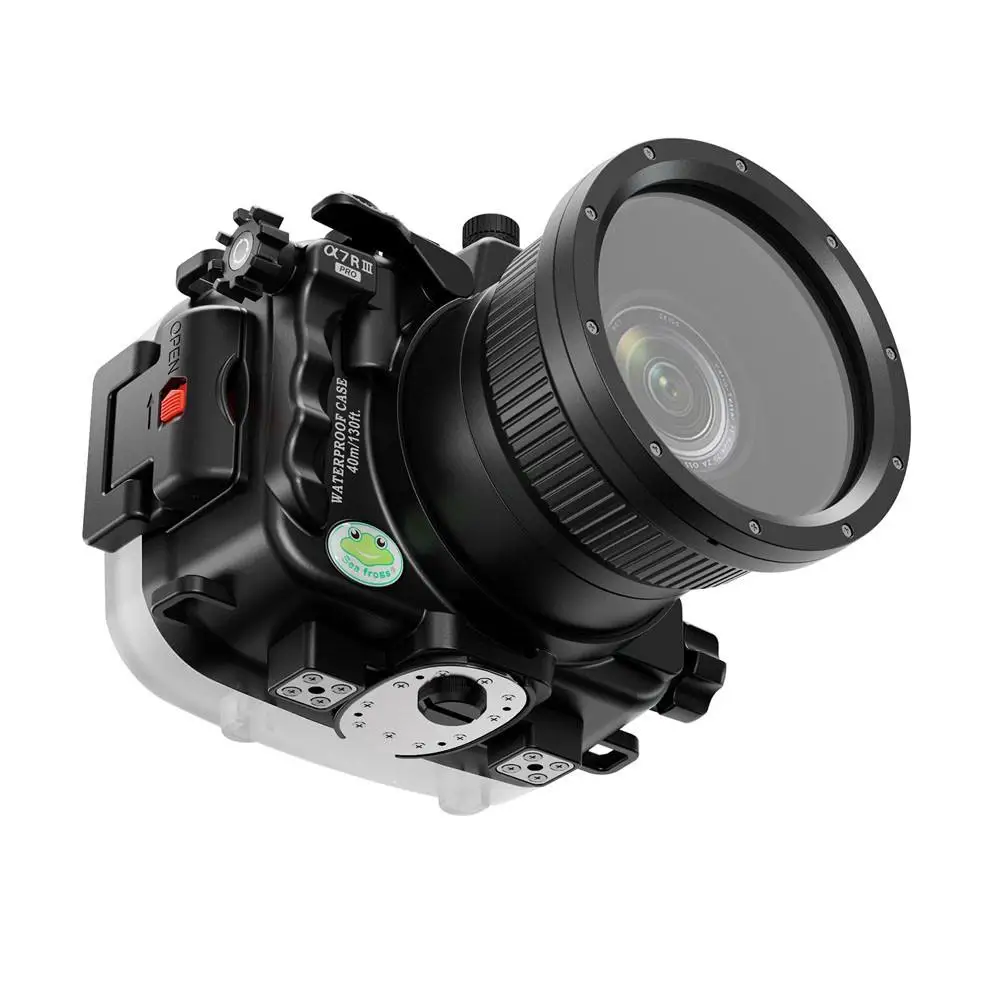 Seafrogs 40M/130FT Underwater Camera Housing Diving Case For Sony A7R III PRO Wi