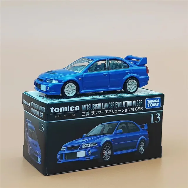 TOMY Fast & Furious Toyota Supra Nissan GTR Alloy Car Diecasts & Toy Vehicles Car Model Miniature Scale Model Car For Children - Mitsubishi Lancer