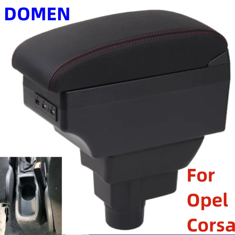 Per Opel Corsa D Scatola Bracciolo Opel Corsa Scatola Portaoggetti Centrale Per Auto Portabicchieri Accessori Posacenere Parti Interne Dettagli Retrof