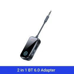 Wireless HiFi Stereo Bluetooth Audio Adapter with Mic (Bluetooth 6.0)