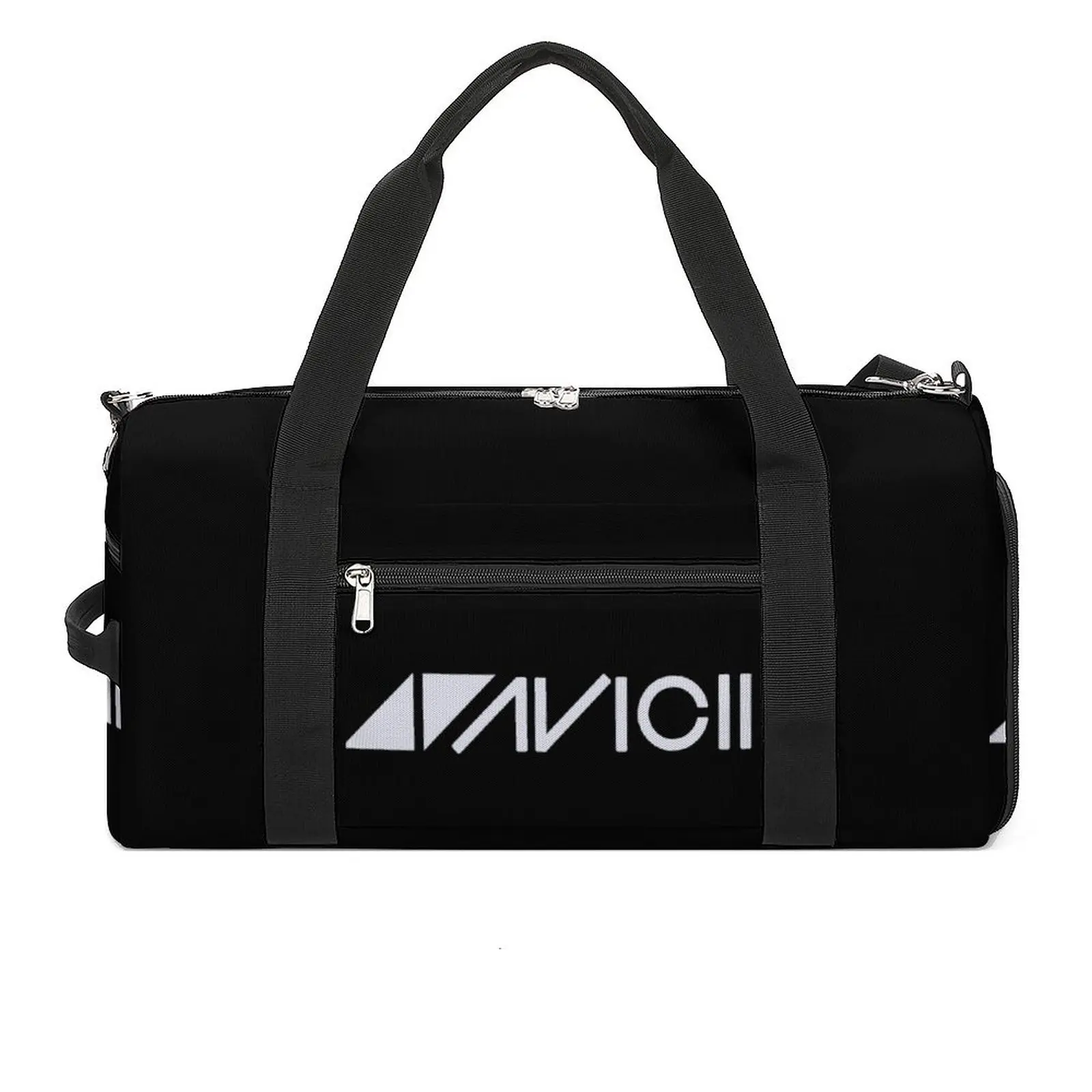 

Avicii Logo Gym Bag DJ Fans Pok Harajuku Oxford Sports Bags with Shoes Swimming Pattern Handbag Colorful Fitness Bag For Male