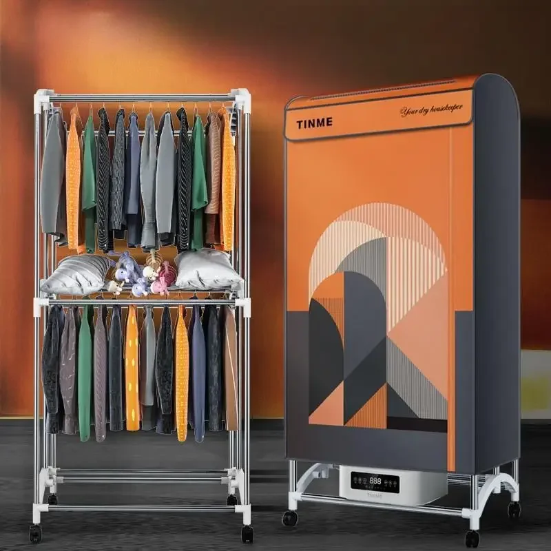 TINME Clothes Dryer 2600W 220V Electric Clothes Drying Rack Intelligent Remote Control 600L Big Capacity Drying Machine