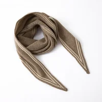 Ladies Fashion Soft Comfortable 100% Cashmere Triangle Scarf Shawl New Style Triangular Wrap for Women - Image 5