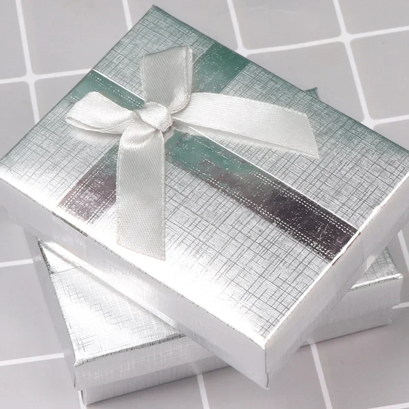 Velvet Metal Necklace Holder and Cardboard Jewelry Gift Box with Butterfly Bow – Sponge... - SKU VMNH1054 - UGI Packaging