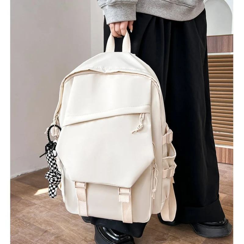 

New Korean Large Capacity Backpacks Women Kawaii Students Preppy Bag for Teenager Girls Sweet Waterproof School Travel Bags