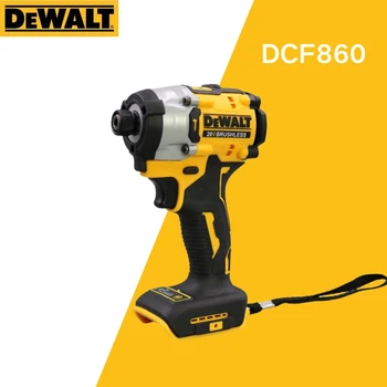 DEWALT 전기 렌치, 리튬 이온 브러시리스 무선 임팩트 드라이버, 가정용 충전식 전동 공구, DCF860, 20V, DCF850 업그레이드