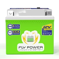 Phxing au lithium étanche avec affichage, batterie de moto de scooter d'énergie, basse température, degré, 7S, 12V, 4Ah, 260A 5