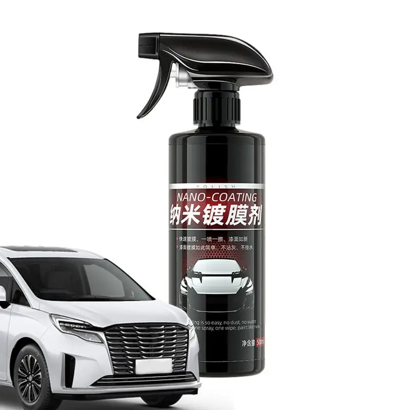 

Quick Car Coating Spray 500ml Auto Shield Coating Car Paint Repair Nano Spray Fast Shine High Protection Waterless Car Coating