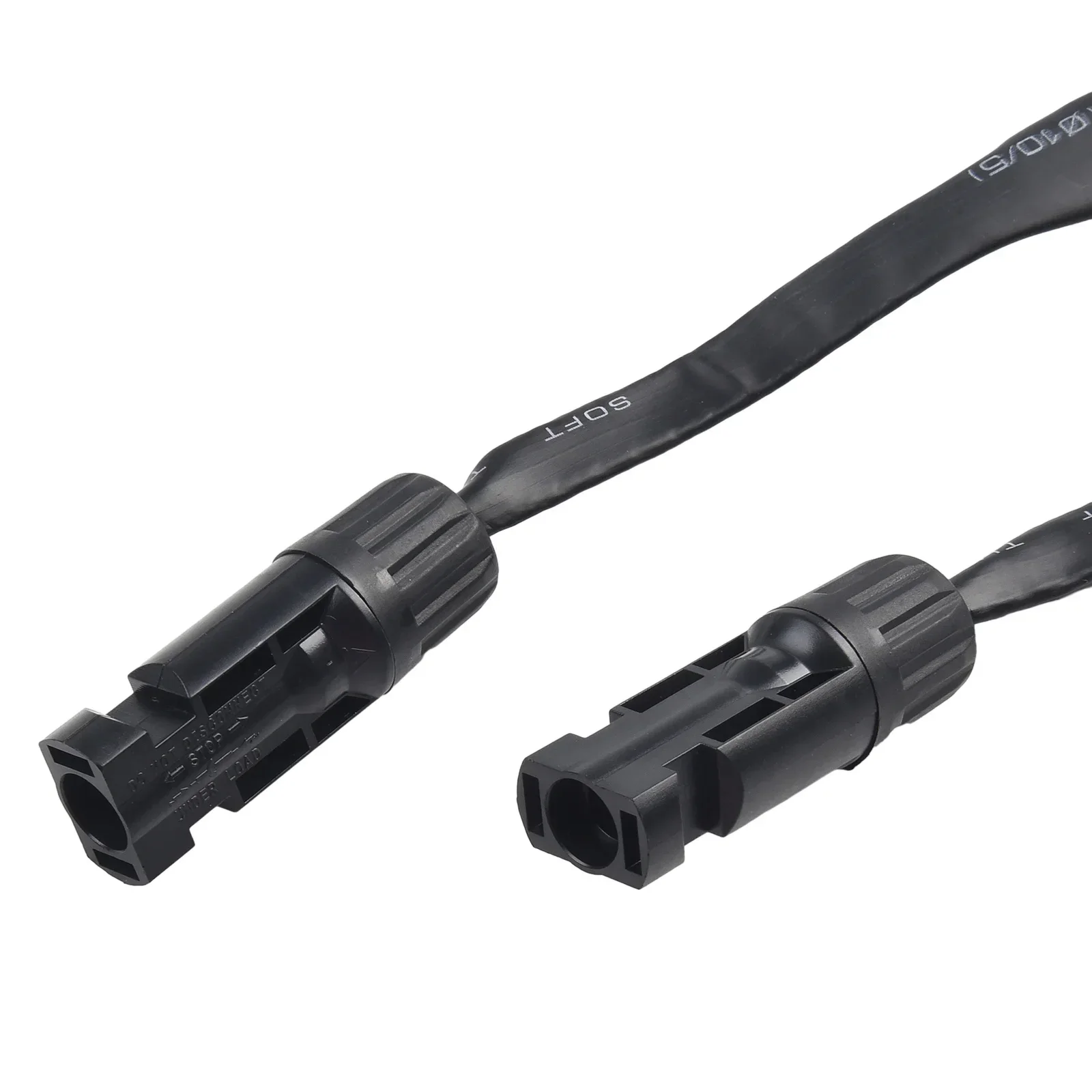 1Pair Solar Cable Window Feedthroughs PV Solar Cable Feedthrough 35cm Copper Flat Connection Balcony Parts electrical connector