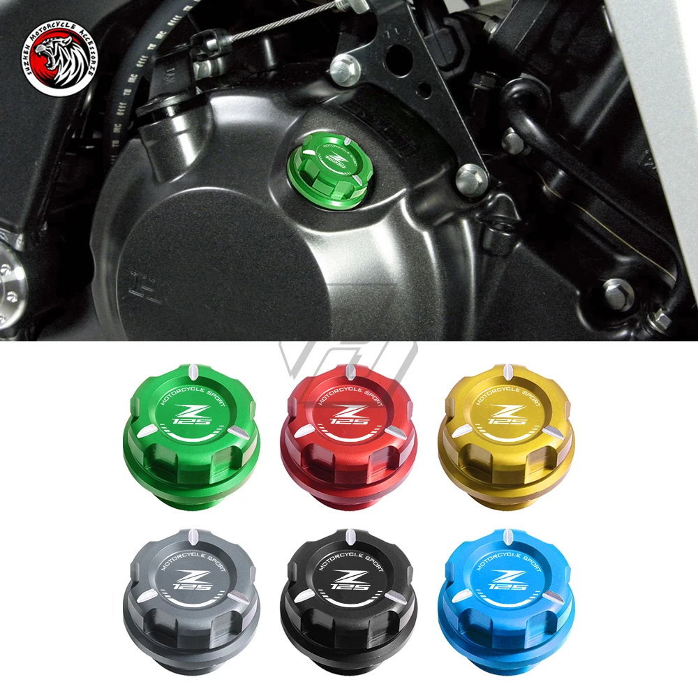 

Motorcycle Accessories Engine Filler Oil Cap Case for Kawasaki Z125 2019 Later