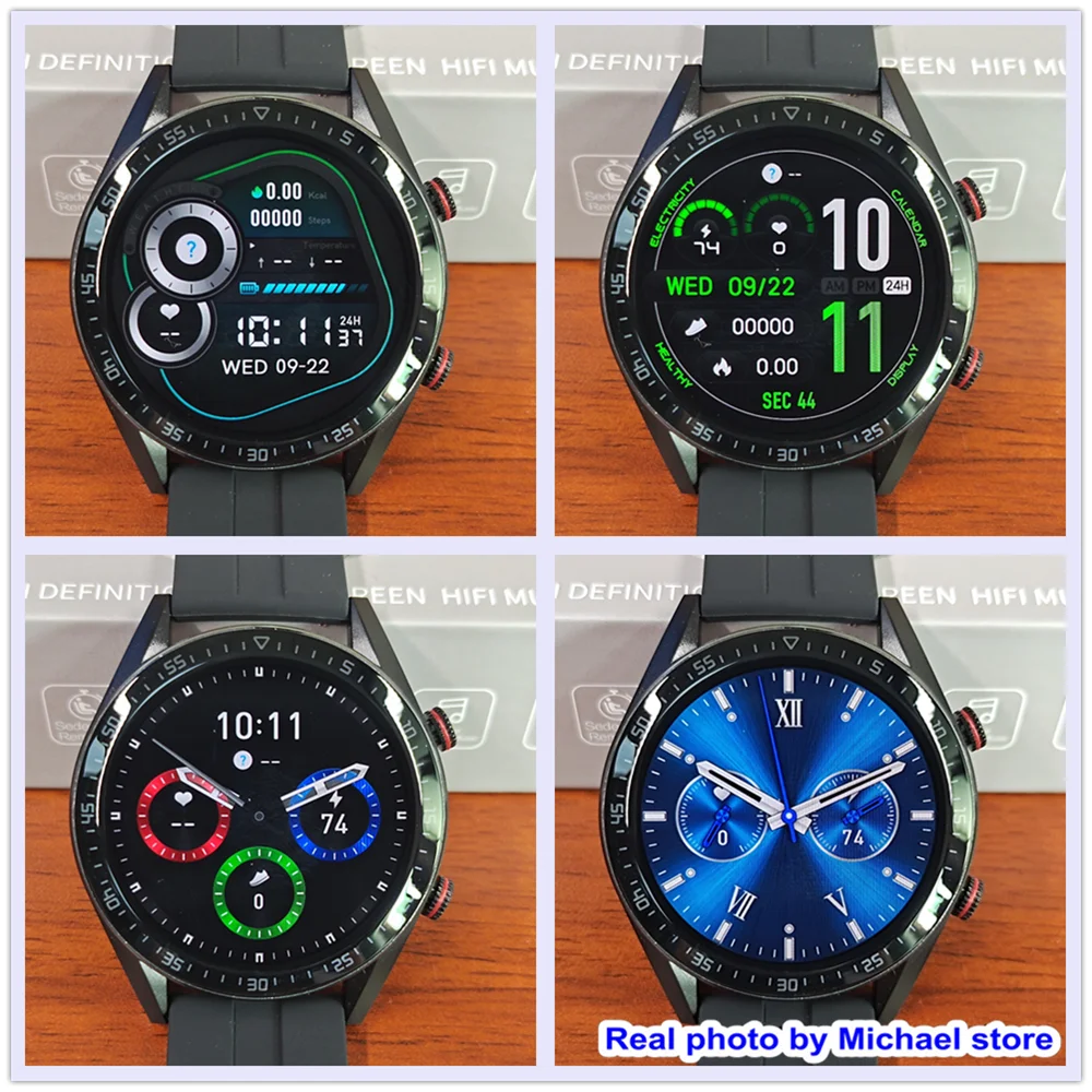 Z18 Smart Watch Men 1.39inch AMOLED Screen 454*454 BT Phone Call Music Playback Heart Rate Monitor Sport Smartwatch VS KK70