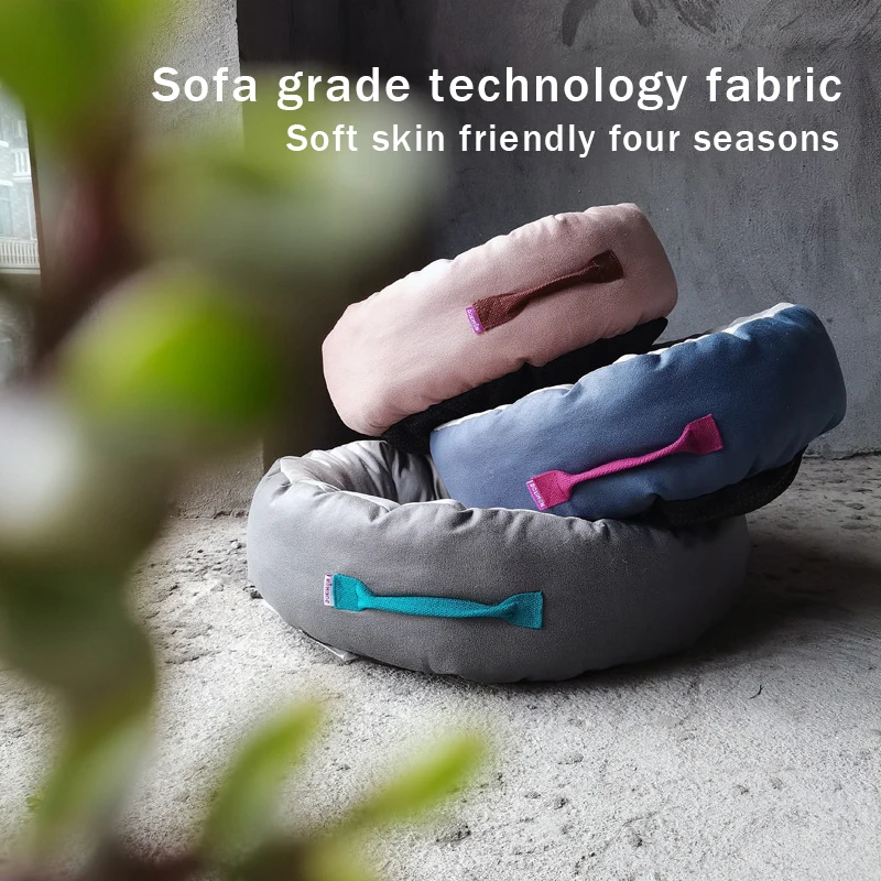 

Круглая кровать для кошки, сохраняющая тепло, съемная моющаяся собачья будка, тканевая подушка для глубокого сна, мягкая кровать, товары для домашних животных, cama para Cache Orro