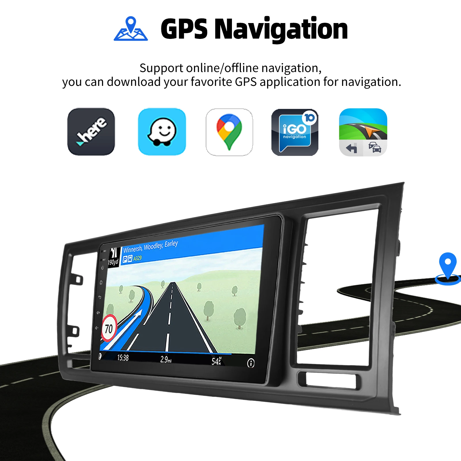 ESSGOO 9" Android 14 For VW T6 Transporter Multivan Wireless CarPlay Android Auto Car Stereo Radio GPS Navi WIFI SWC Mirror Link