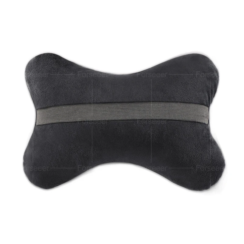 2Pcs Car Seat Headrest Neck Pillows Back cushion Accessories for Fiat Abarth 500