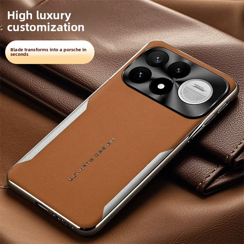 Luxury PU Leather Skin Protective Back Cover Case