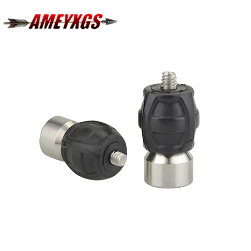 

2pcs Archery Bow Sight Stabilizer Ball Absorbing Aiming Head Stabilizer Damping Rod Silencer Bow Hunting Shooting Accessories