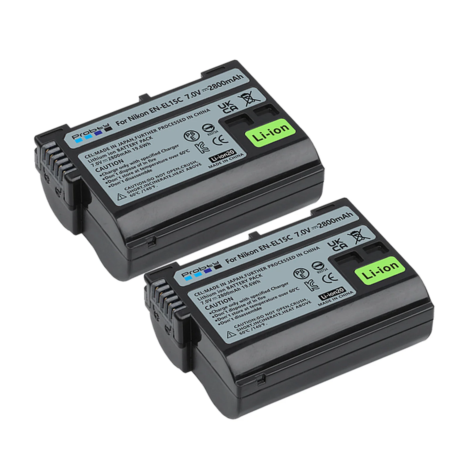 Carregador de Bateria para Nikon Carregador Led 2800mah En-el15a En-el15c El15 en El15 D500 D610 D750 D800 D810 D850 D7000 D7100 D7500 - Image 4