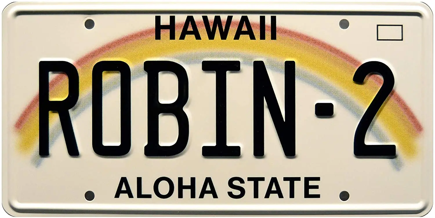 

Magnum PI | Robin-2 | Metal License Plate