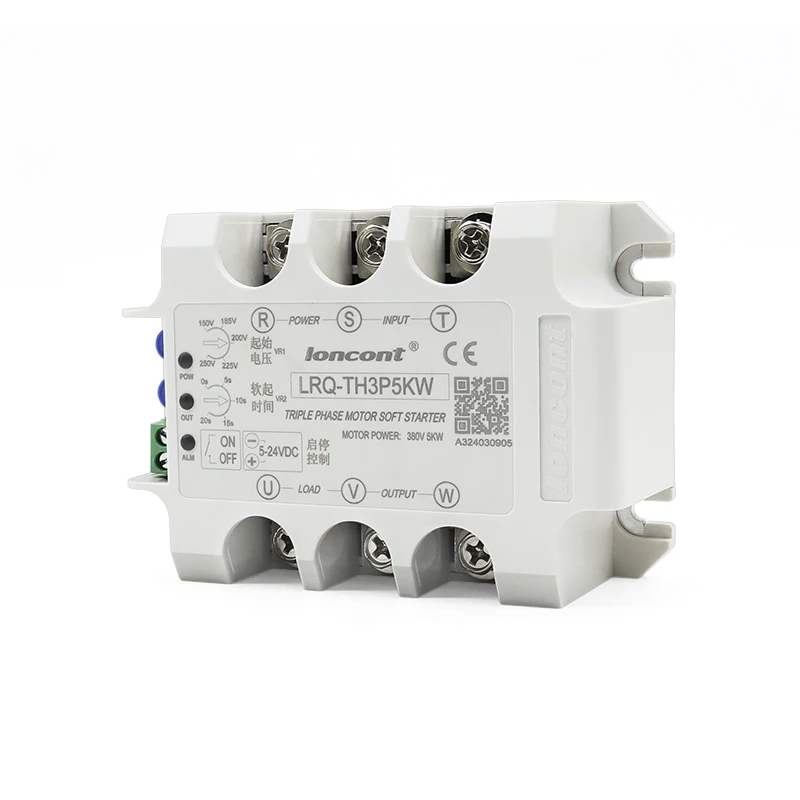 Motor Soft Starter Module Three/Single Phase Motor Soft Starter Online Slow Start Solid State Relay Decompression And Step-Down Controller