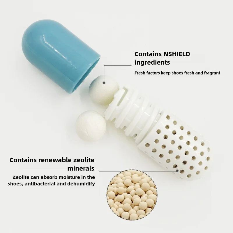 Activated Charcoal Deodorizer Capsule Shape Shoes Odor Eliminator Sports Gloves Bags Fresh Perspiration Absorber