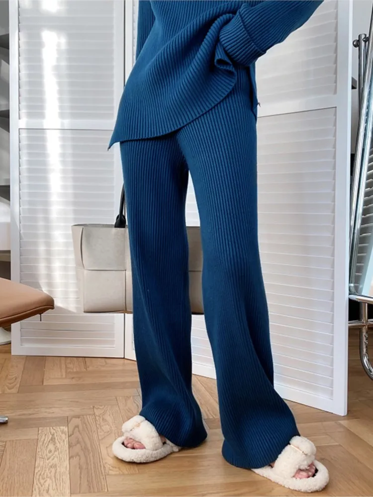 Loungewear Conjunto Chandal Punto Two Piece Set Pullover Sweater