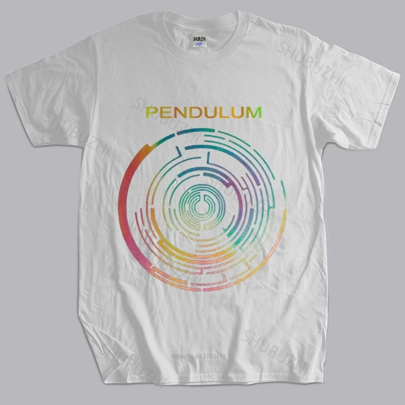 Men's Pendulum Drum and Bass Electronic Rock Music T-Shirt, Plus Size Loose Fit