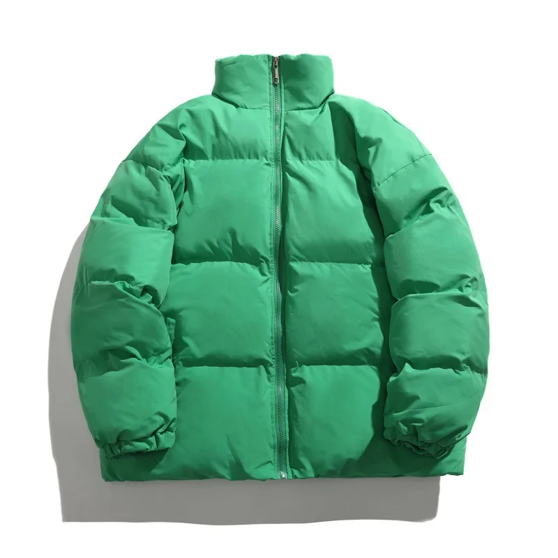 Men's Light Board Solid Color Stand Collar Loose Cotton Jacket 13 Colors Couples Loose Casual Cotton Jacket