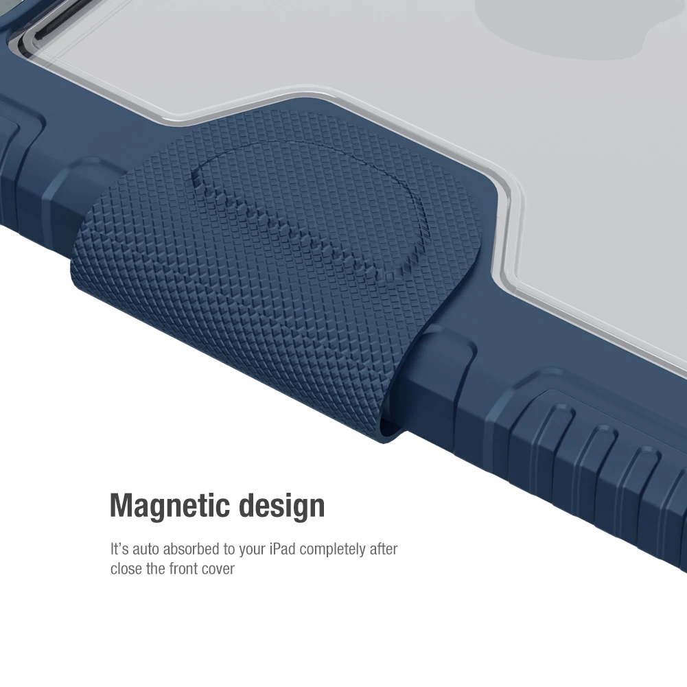nillkin para apple ipad pro ar pro pro caso de couro da aleta do amortecedor capa traseira