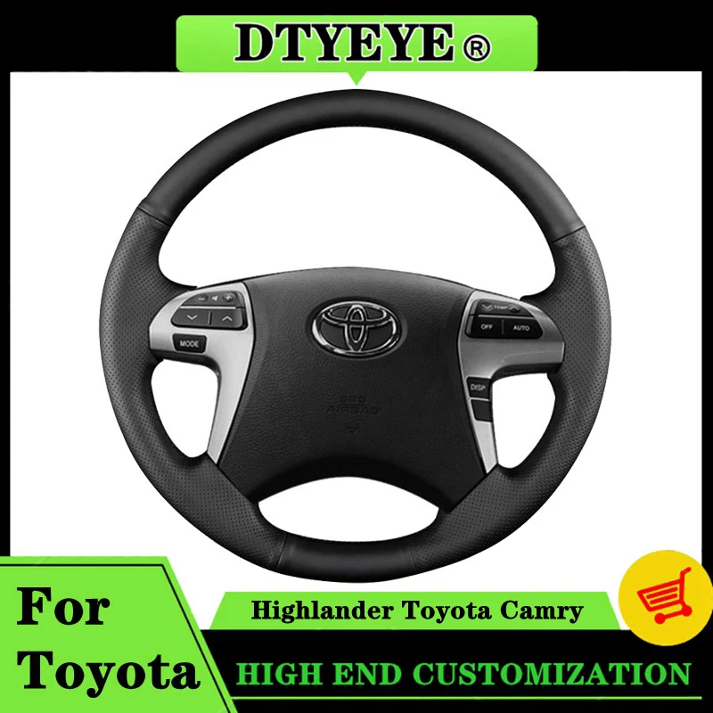 Car Accessory Car Steering Wheel Cover For Toyota Highlander Toyota